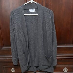 Old Navy Charcoal Open Front Cardigan
